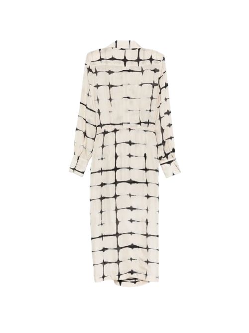 CRIDAComo tie-dye silk dress Crida Milano | COMOWHITE/BLACK